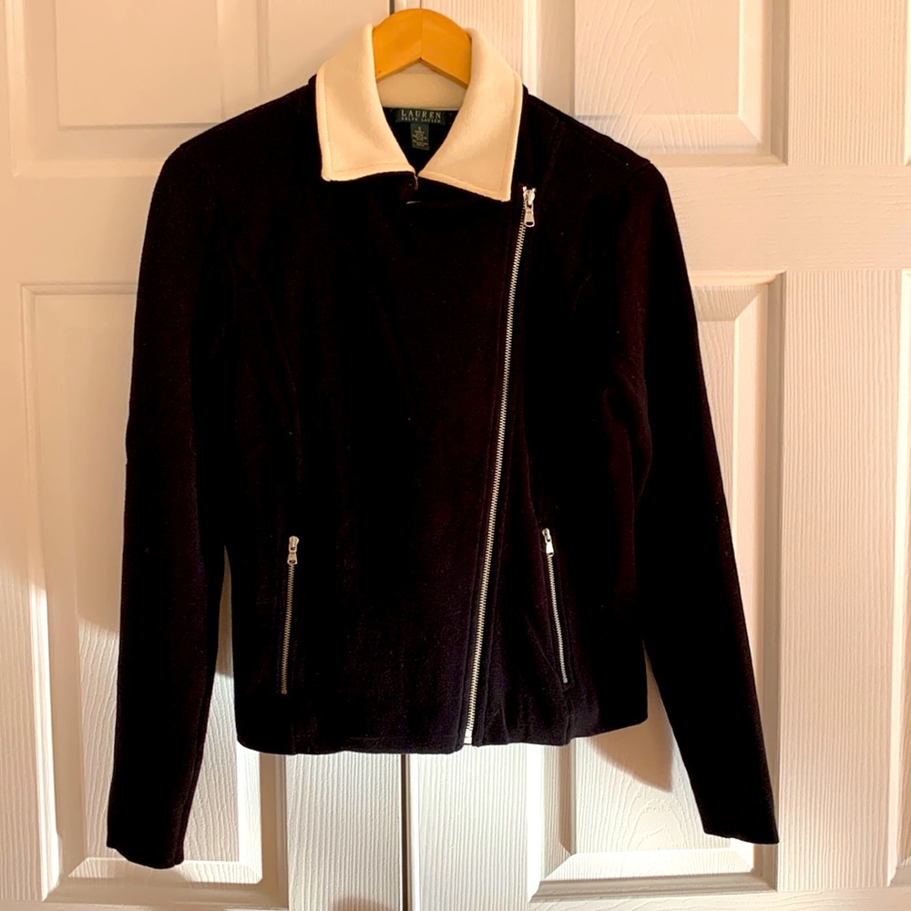 Ralph Lauren zip up sweater top size S